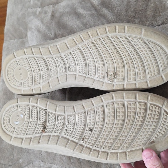 Reviva by Crocs Men's Slip-On Loafers Tan Stretch Comfort Casual Sz 11 EUC - Picture 9 of 12